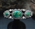 FRED HARVEY ERA CERILLOS TURQUOISE BRACELET