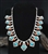 Lovely Julian Lovato Coral and Turquoise Necklace
