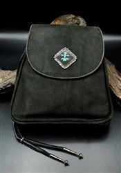 Lloyd Kiva New Leather Purse Zuni Knifewing Brooch