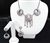 FRANK VACIT PINK SHELL NECKLACE & EARRINGS