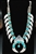Stunning Sleeping Beauty Turquoise Nugget Necklace