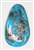 NATURAL MORENCI TURQUOISE CABOCHON 12 cts