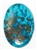 NATURAL MORENCI TURQUOISE CABOCHON 61.5 cts