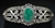 FRED HARVEY ERA BLUE GEM TURQUOISE BRACELET