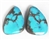 NATURAL MORENCI TURQUOISE MATCHED PAIR 20 cts.