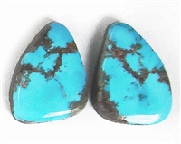 NATURAL MORENCI TURQUOISE MATCHED PAIR 20 cts.