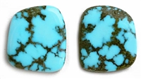 NATURAL MORENCI TURQUOISE MATCHED PAIR 17 cts.