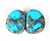 NATURAL MORENCI TURQUOISE MATCHED PAIR 20 cts.