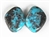 NATURAL MORENCI TURQUOISE MATCHED PAIR 22.5 cts.