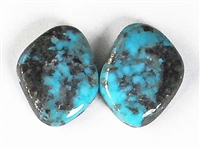 NATURAL MORENCI TURQUOISE MATCHED PAIR 22.5 cts.