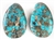 NATURAL MORENCI TURQUOISE MATCHED PAIR 22 cts.
