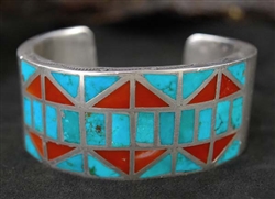 RARE LAMBERT HOMER SR./ROGER SHEET INLAID BRACELET