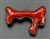 LOVELY VINTAGE NAVAJO CORAL BRANCH PIN