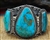 BEAUTIFUL BLUE GEM VINTAGE BRACELET
