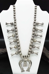 RARE JOHN BURNSIDE SQUASH BLOSSOM NECKLACE