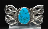 CHARLIE HOUCK NAVAJO CAST TURQUOISE BRACELET