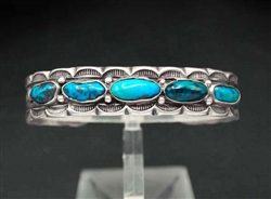 Lovely Ralph Tawangyaouma Bisbee Turquoise Bracelet