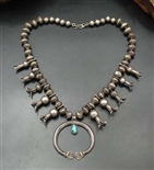 HISTORIC 1900 INGOT SQUASH BLOSSOM NECKLACE PUBLISHED