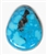 NATURAL MORENCI TURQUOISE CABOCHON 28.5 cts