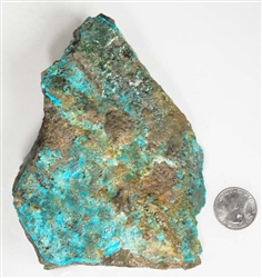 NATURAL MORENCI TURQUOISE SPECIMEN 532 GRAMS