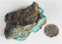 NATURAL MORENCI TURQUOISE SPECIMEN 189 GRAMS