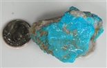 NATURAL MORENCI TURQUOISE SPECIMEN 81 GRAMS