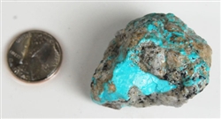 NATURAL MORENCI TURQUOISE SPECIMEN 75 GRAMS