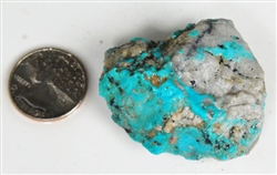 NATURAL MORENCI TURQUOISE SPECIMEN 60 GRAMS