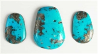 NATURAL MORENCI TURQUOISE MATCHED PAIR 71 cts.