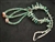 VINTAGE KEWA NATURAL BLUE GEM TAB NECKLACE & JACLAS