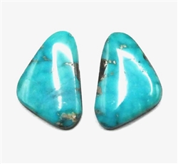 NATURAL MORENCI TURQUOISE PAIRS 17.5 cts