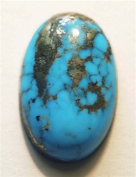 NATURAL MORENCI TURQUOISE CABOCHON<SPAN style="COLOR: #ff0000; FONT-WEIGHT: bold">*SOLD*</SPAN></SPAN>