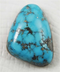 NATURAL MORENCI TURQUOISE CABOCHON WATER WEB