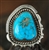 ARTIE YELLOWHORSE MORENCI TURQUOISE RING