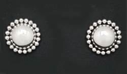 LOVELY ARTIE YELLOWHORSE STERLING EARRINGS