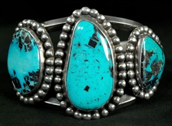 LOVELY BLUE DIAMOND TURQUOISE BRACELET