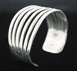 SPLIT RAIL FRED PESHLAKAI WHIRLING LOG BRACELET