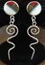 DURAN JASPER CHANNEL INLAY EARRINGS