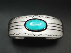 Danny Jackson Morenci Turquoise Bracelet