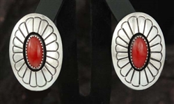 DANNY JACKSON SHADOW BOX CORAL EARRINGS