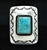 LARGE DANNY JACKSON SHADOW BOX TURQUOISE RING