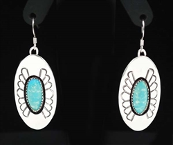 DANNY JACKSON MORENCI TURQUOISE EARRINGS