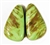 BEAUTIFUL GASPEITE MATCHED PAIR 13 CTS