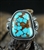 JACOB MORGAN #8 TURQUOISE RING