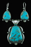 STUNNING JACOB MORGAN MORENCI TURQUOISE SET