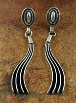 BEAUTIFUL JACK TOM SILVER EARRINGS<SPAN style="COLOR: #ff0000; FONT-WEIGHT: bold">*SOLD*</SPAN></SPAN>