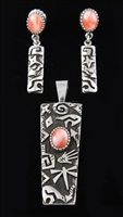 KEE YAZZIE LOVELY PACIFIC PINK CORAL SET