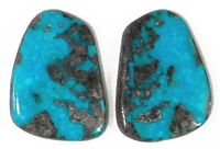 NATURAL MORENCI TURQUOISE MATCHED PAIR