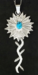 LOVELY MELVIN PLATERO FLOWER PENDANT