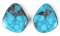 NATURAL MORENCI TURQUOISE MATCHED PAIR 23 cts